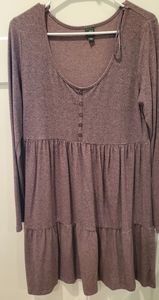 Heathered purple dress